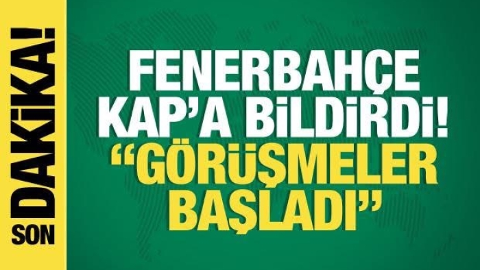 “Fenerbahçe’den Bir Transfer Bombası Daha: KAP Açıklaması Geldi!”