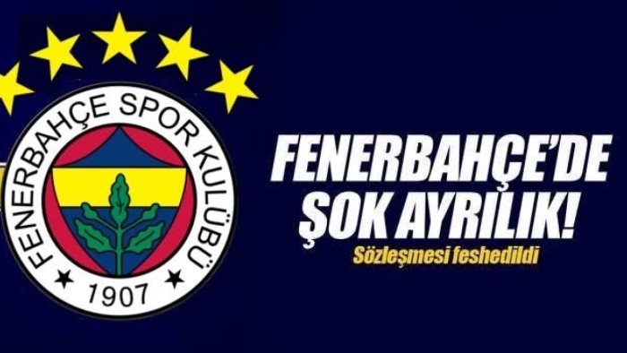 Fenerbahçe’de Sürpriz Veda! Yıldız Futbolcunun Sözleşmesi Karşılıklı Olarak Feshedildi