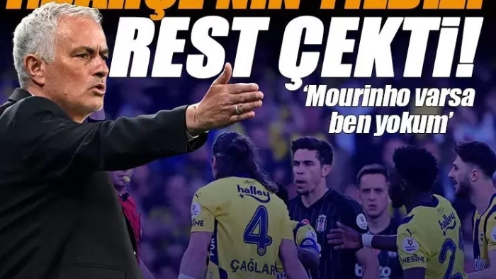 Fenerbahçe’de kriz sinyali! Yıldız isimden sert çıkış: “Mourinho varsa, ben yokum!”